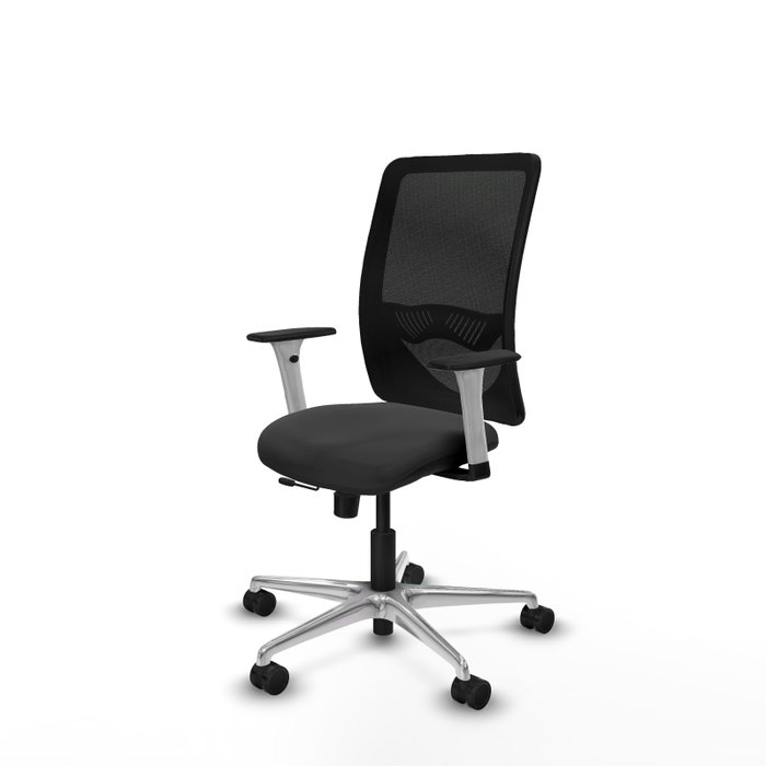 PIQUERAS Y CRESPO Silla de oficina Zulema con mecanismo Sincro/Traslack, Gris oscuro y Negro PIQUERAS Y CRESPO Silla de oficina Zulema con mecanismo Sincro/Traslack, Gris oscuro y Negro