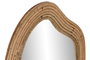DKD Home Decor Espejo de Ratán y Cristal Natural 51x81 cm