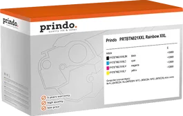 Prindo Multipack de tintas Rainbow Classic XXL negro, cian, magenta, amarillo