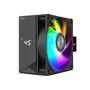 NOX Hummer H-500 Refrigerador de Aire para CPU 12 cm con LED, Soportes Intel LGA 1150-1851 y AMD AM4/AM5, 2200 RPM, Negro