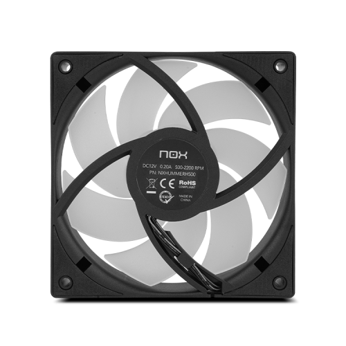 Nox Hummer H-500 Disipador de CPU con Ventilador ARGB de 120 mm y Pantalla Digital Nox Hummer H-500 Disipador de CPU con Ventilador ARGB de 120 mm y Pantalla Digital