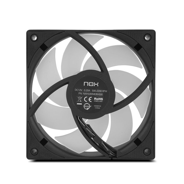 Nox Hummer H-500 Disipador de CPU con Ventilador ARGB de 120 mm y Pantalla Digital Nox Hummer H-500 Disipador de CPU con Ventilador ARGB de 120 mm y Pantalla Digital