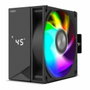 Nox Hummer H-500 Disipador de CPU con Ventilador ARGB de 120 mm y Pantalla Digital