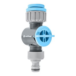 Cellfast Conector Multiusos con Filtro para Agua, Adaptable a ½", ¾", 1"