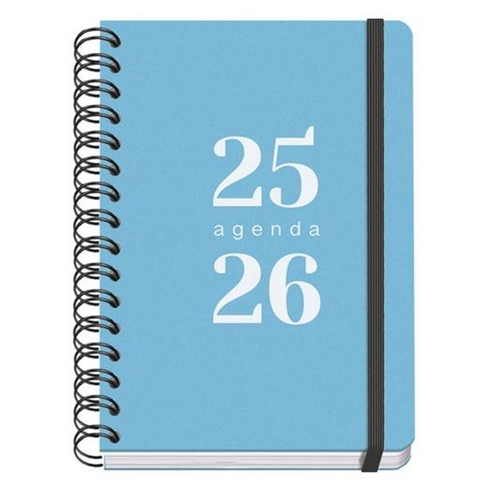 Agenda DOHE GRAMMAR Azul A5 150 x 210 mm 2025-2026 (20 Unidades)