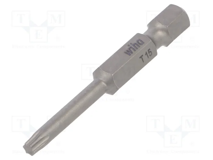 WIHA Punta de destornillador Torx® TX15 de 50 mm WIHA Punta de destornillador Torx® TX15 de 50 mm
