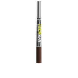 Maybelline Brow Insert 1 u - Lápiz de cejas de doble punta y gel con fibras para efecto multiplicador de cejas, tono Deep Brown