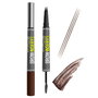 Maybelline Brow Insert 1 u - Lápiz de cejas de doble punta y gel con fibras para efecto multiplicador de cejas, tono Deep Brown