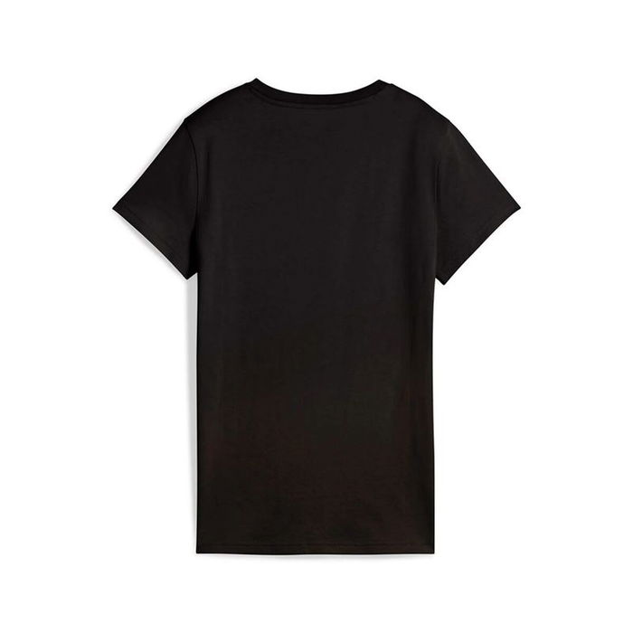 Camiseta de Manga Corta Mujer Puma Essentials Elevated Negro 10-12 Años