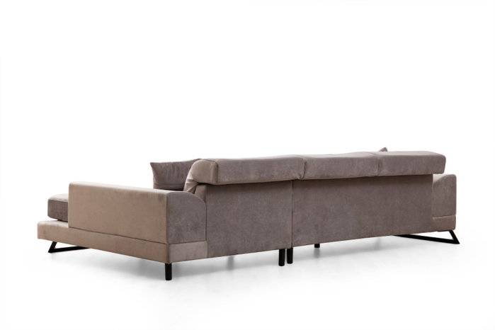 Atelier Del Sofa Frido Right L3+Chl Sofá Esquinero Gris Claro 190 cm x 304 cm