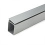 Greenice Perfil de Aluminio para Tira LED en Estanterías de Cristal con Alojamiento para Transformador, 2m