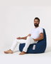 Atelier Del Sofa Puf Saco de Judías para Jardín Dark Blue 80x80 cm