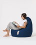 Atelier Del Sofa Puf Saco de Judías para Jardín Dark Blue 80x80 cm