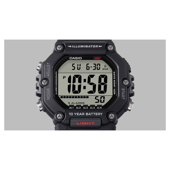 Casio AE-1600H-1AVEF Reloj Deportivo Hombre Negro