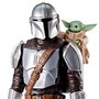 Hasbro Star Wars Mandalorian y Grogu Figura de Acción Electrónica con Sonidos - 28 cm - Juguete para Niños +4 Años - Modelo G2842