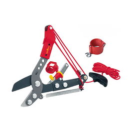 WOLF-Garten Profi-Baumschere RC-VM Amboss, tijera de podar de yunque, mango vario, rojo/negro, capacidad de corte 4 cm