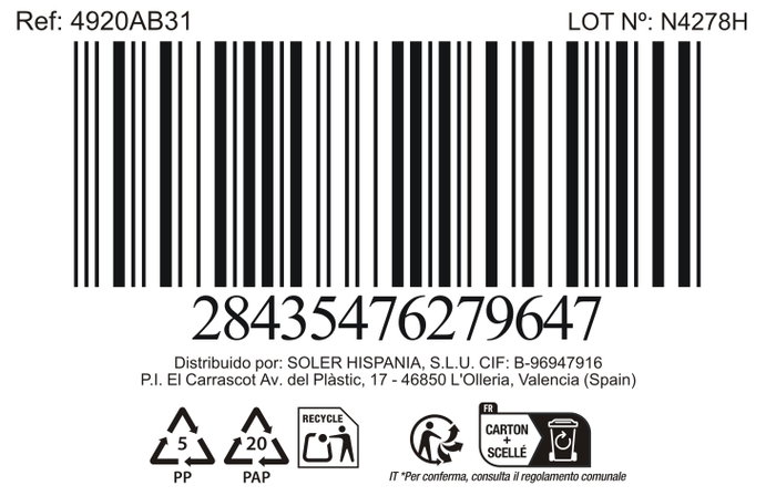 La Mediterranea Taza Macarella Blue 230 ml (48 Unidades) inevitable