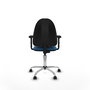 PIQUERAS Y CRESPO Silla de oficina Aýna Azul claro con Brazos 2D