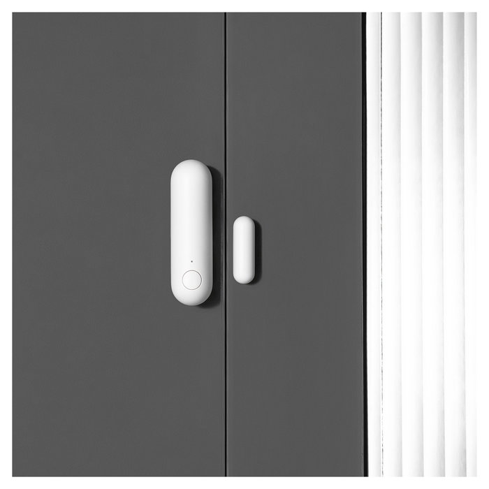 Aqara DW-S02D Sensor de Puerta y Ventana Inalámbrico P2 Bluetooth Thread, Blanco, con Cinta Adhesiva, Fácil de Usar