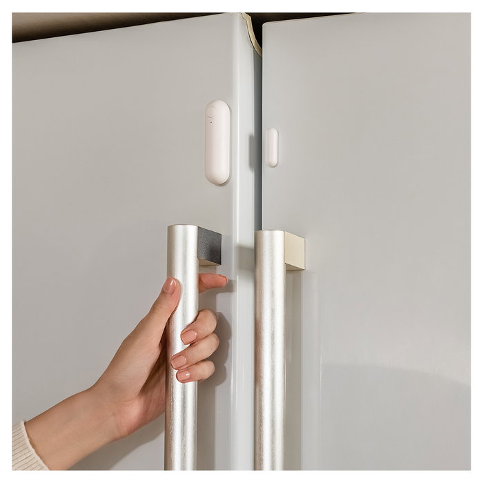 Aqara DW-S02D Sensor de Puerta y Ventana Inalámbrico P2 Bluetooth Thread, Blanco, con Cinta Adhesiva, Fácil de Usar