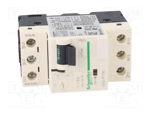 SCHNEIDER ELECTRIC Interruptor motorizado GV2RT06 0,37/0,55kW 230÷690VAC SCHNEIDER ELECTRIC Interruptor motorizado GV2RT06 0,37/0,55kW 230÷690VAC