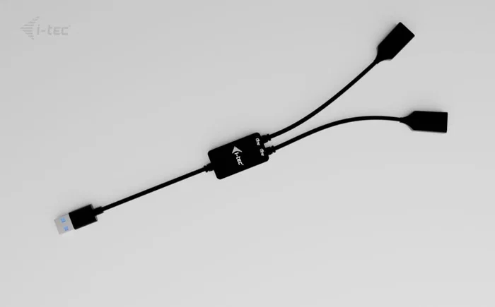 I-TEC USB-A Cable HUB 2 Port (2x USB-A) Negro