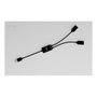 I-tec Hub USB-A 2 en 1 U3CBLHUB2A con 2 puertos USB-A Negro