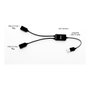 I-tec Hub USB-A 2 en 1 U3CBLHUB2A con 2 puertos USB-A Negro