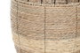 DKD Home Decor Set de 3 Maceteros de Fibra y Metal Natural