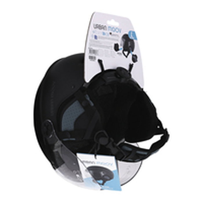 TNB URBAN MOOV Casco protector con visera y orejeras desmontables - Negro - Talla L TNB URBAN MOOV Casco protector con visera y orejeras desmontables - Negro - Talla L