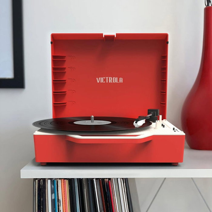 Victrola Tocadiscos maleta Re-Spin Rojo