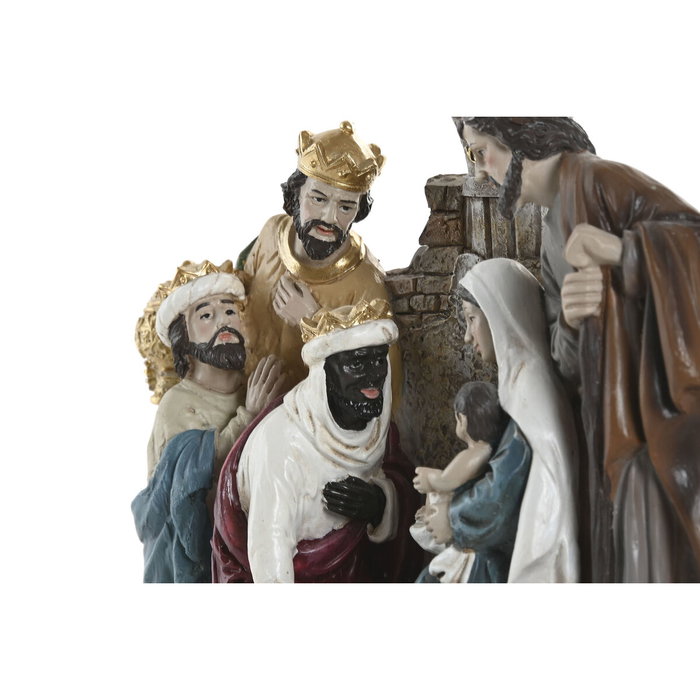 DKD Home Decor Figura de Nacimiento Multicolor en Resina