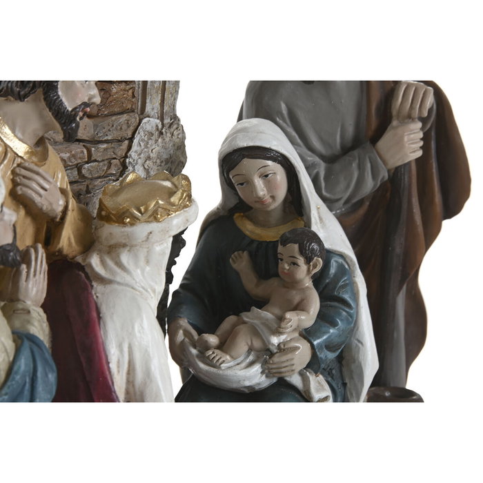 DKD Home Decor Figura de Nacimiento Multicolor en Resina
