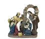 DKD Home Decor Nacimiento Navidad Tradicional Resina Multicolor 20.5 x 8.5 x 20.5 cm