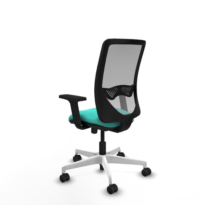 PIQUERAS Y CRESPO Silla de oficina Zulema con mecanismo Sincro, Turquesa y Gris PIQUERAS Y CRESPO Silla de oficina Zulema con mecanismo Sincro, Turquesa y Gris