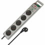 Brennenstuhl Super-Solid Protección contra sobretensiones 5 salidas AC Plata