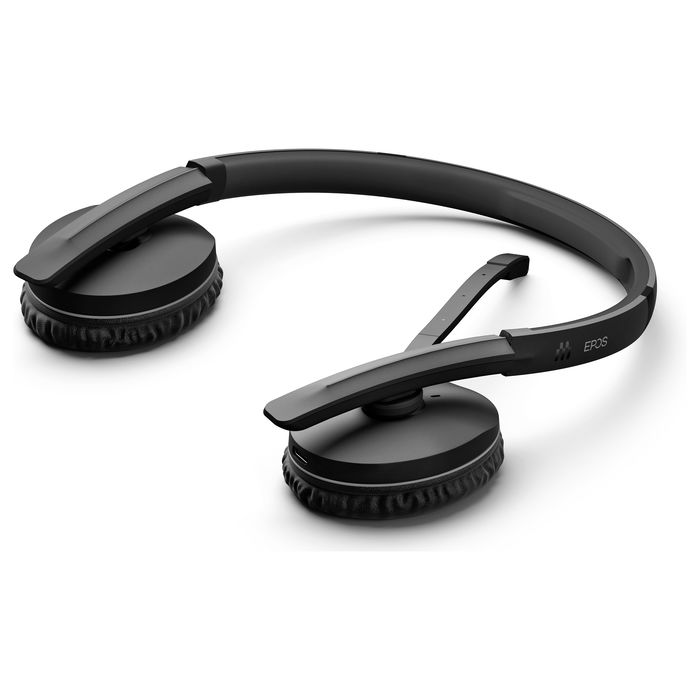 EPOS Adapt 260 Auriculares Inalámbricos Bluetooth 5.0 para Oficina, con Cancelación de Ruido, 27h Batería, Negro, Certificados para Microsoft Teams, Zoom