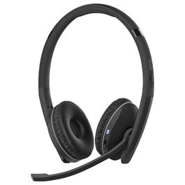 EPOS Adapt 260 Auriculares Inalámbricos Bluetooth 5.0 para Oficina, con Cancelación de Ruido, 27h Batería, Negro, Certificados para Microsoft Teams, Zoom