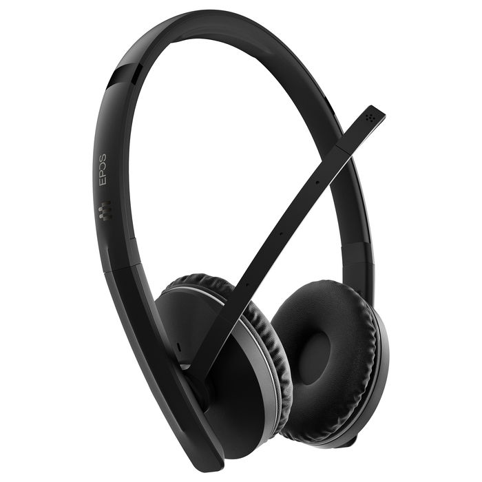 EPOS Adapt 260 Auriculares Inalámbricos Bluetooth 5.0 para Oficina, con Cancelación de Ruido, 27h Batería, Negro, Certificados para Microsoft Teams, Zoom