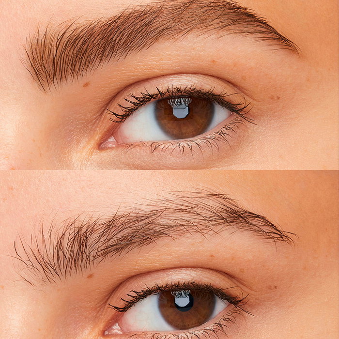 Maybelline Quick Shaper Lápiz de Cejas #03 Soft Brown con Cepillo, Fórmula a Base de Cera y Punta Afilable para Definición y Relleno Natural, 1 unidad