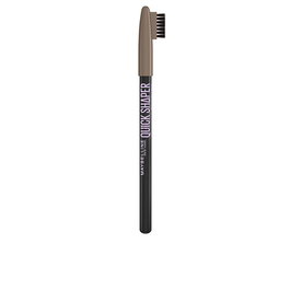 Maybelline Quick Shaper Lápiz de Cejas #03 Soft Brown con Cepillo, Fórmula a Base de Cera y Punta Afilable para Definición y Relleno Natural, 1 unidad