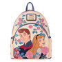 Loungefly Mochila Aurora & Principe La Bella Durmiente Disney 22.8x26.6x11.4cm Piel Sintetica Bordada Bolsillo Cremallera