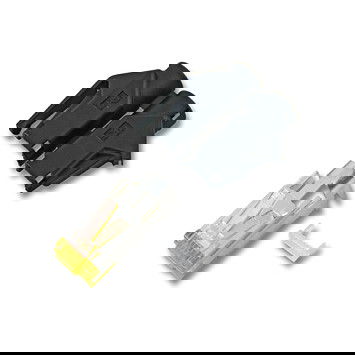 Draka UC900 TM31 Patchkabel Kat.6A Class EA S/FTP LSOH Cat6a RJ-45 Macho Azul 3m