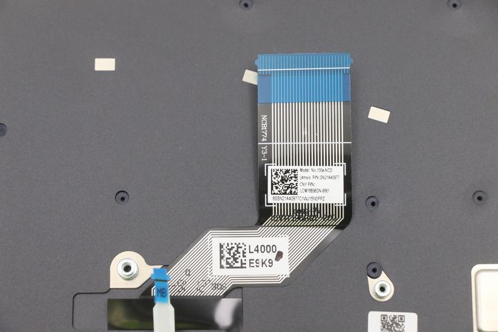 Lenovo Tissot AMD 1.0 Teclado Diseño Nórdico Negro para Sistemas Lenovo con Click Pad