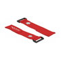 DeLOCK Bridas de cable con lazo y ojal de sujeción Rojo 280 x 38 mm (3 piezas)