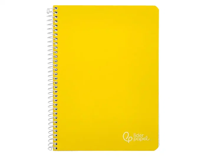 Liderpapel Cuaderno Espiral Witty A4 Tapa Dura Amarillo