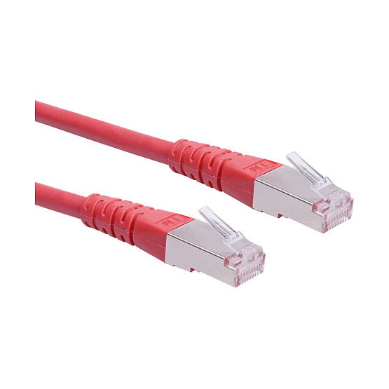 ROLINE 21.15.1381 Patch Cable Cat6 Clase E S/FTP RJ45 Macho 10m Color Rojo, AWG 26, 100 Ω ROLINE 21.15.1381 Patch Cable Cat6 Clase E S/FTP RJ45 Macho 10m Color Rojo, AWG 26, 100 Ω