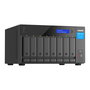 QNAP TVS-H874X-I9-64G NAS Torre Intel Core i9-12900 16 núcleos 64GB RAM DDR4 8 bahías con QuTS hero, 4 puertos LAN 10GbE, 2xUSB 3.2, HDMI, Unidad de almacenamiento de red SMB