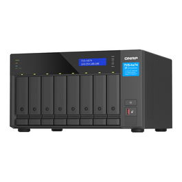QNAP TVS-H874X-I9-64G NAS Torre Intel Core i9-12900 16 núcleos 64GB RAM DDR4 8 bahías con QuTS hero, 4 puertos LAN 10GbE, 2xUSB 3.2, HDMI, Unidad de almacenamiento de red SMB