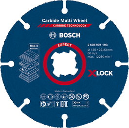 Bosch Disco Carburo Expert X-LOCK Multimaterial 115